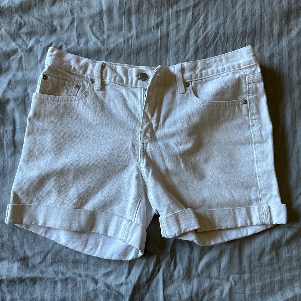 1969 Stylish White Women's Jean Sexy Boyfriend Shorts